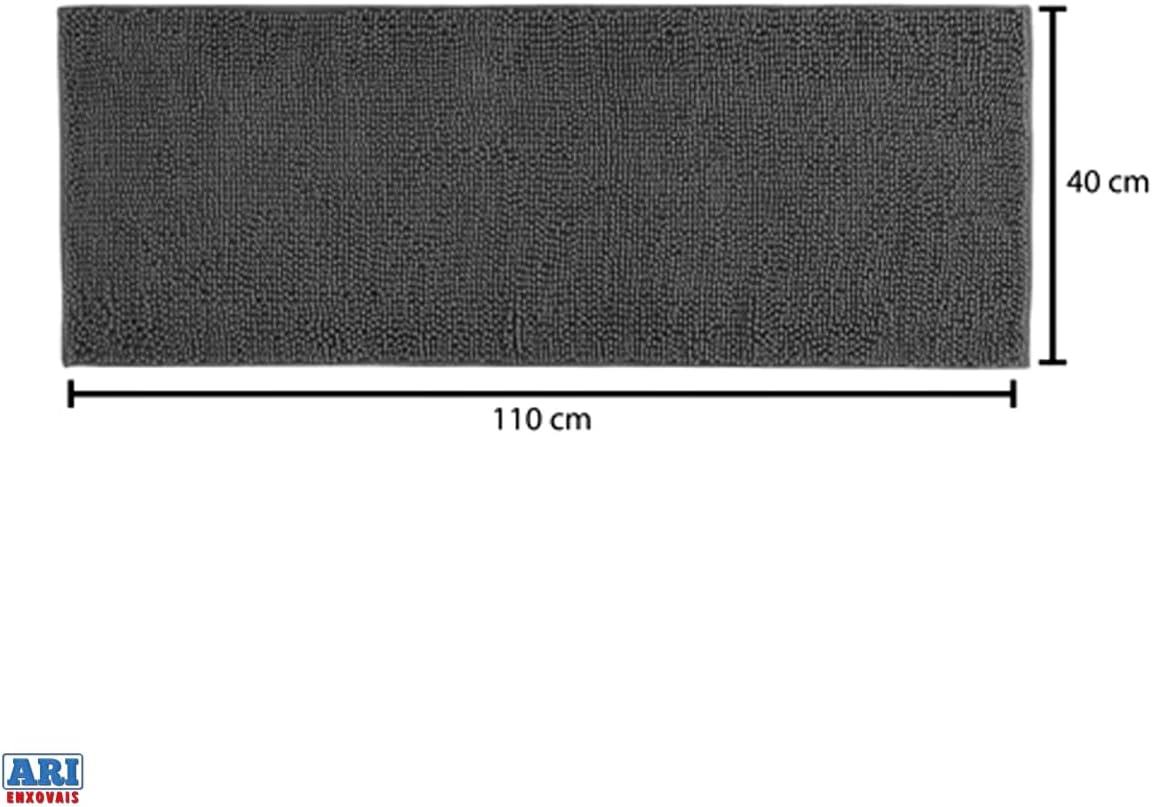 Tapete Passadeira Macarrão Antiderrapante 40x110cm