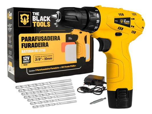 Furadeira Parafusadeira Bateria Profissional 60hz TB-12A