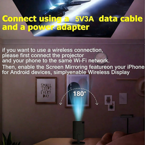 Projetor Android 14 4k Home Cinema