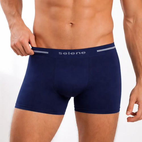 Kit 10 Cuecas Boxer Masculinas Sem Costura em Microfibra – Conforto