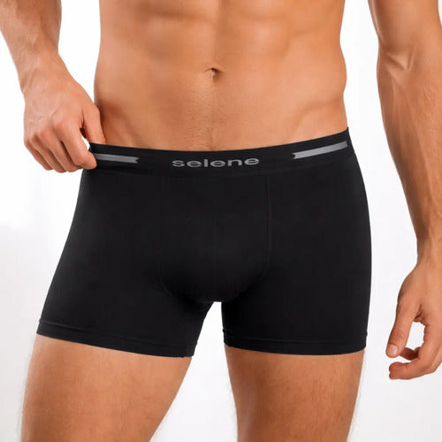 Kit 10 Cuecas Boxer Masculinas Sem Costura em Microfibra – Conforto