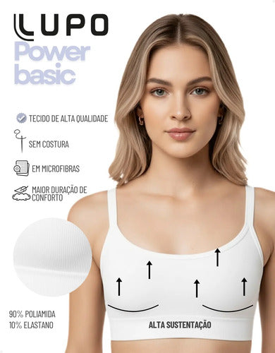 Top Fitness Feminino com Alta Sustentação e Conforto