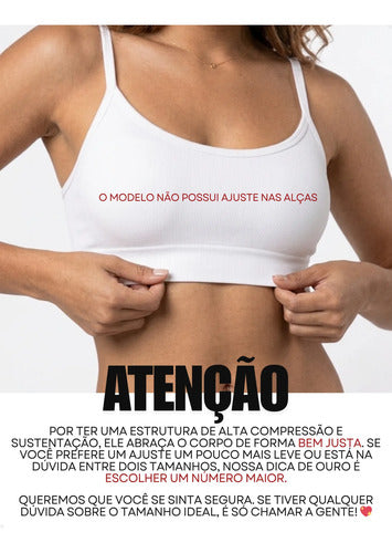 Top Fitness Feminino com Alta Sustentação e Conforto